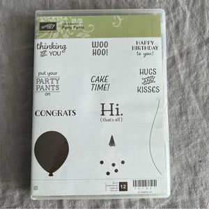 Stampin’ Up! Party Pants Clear Mount Stamp Set